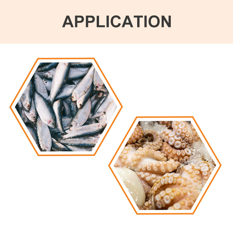 Tipo del tirón de la cabeza 160 del pesador 7 de Multihead de los materiales pegajosos de alta velocidad para las rebanadas de la carne de pulpo