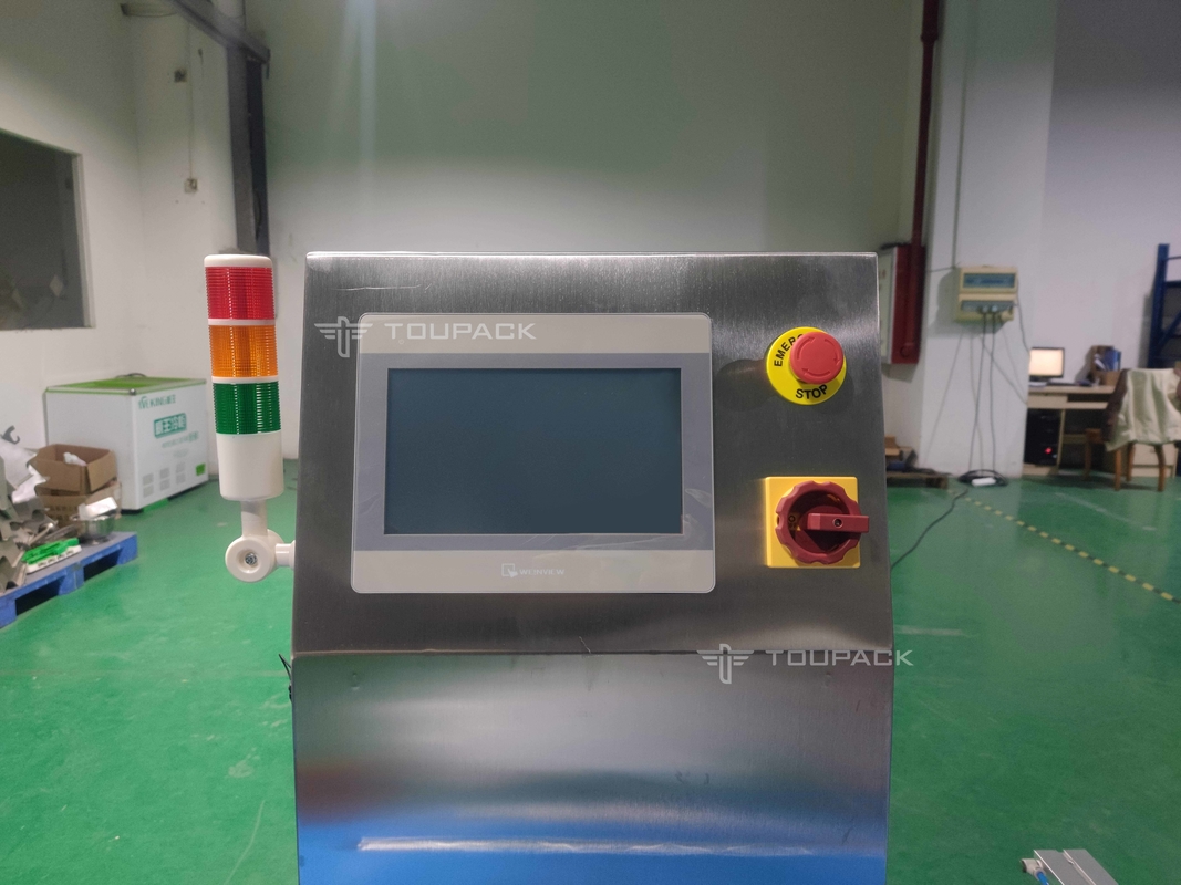 Cinturón transportador Combo Detector de metales y pesaje de comprobación para la industria textil de plástico de procesamiento de alimentos