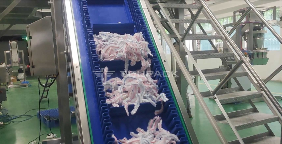 14 Balanza combinada de la cabeza 200 g tapa de ducha desechable alimento plástico de envoltura máquina de pesaje automática