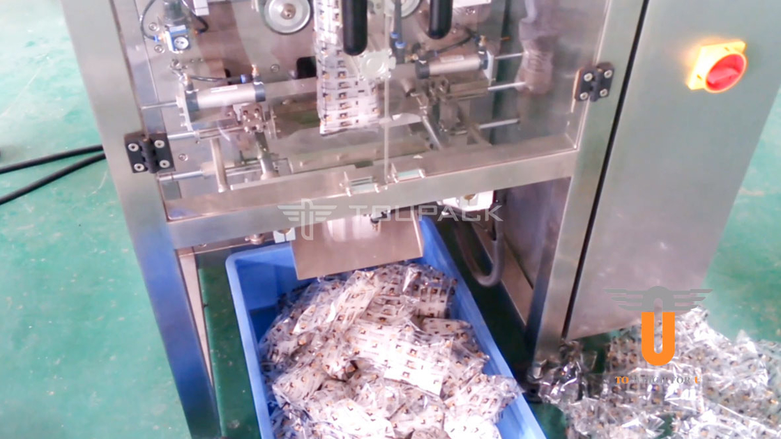 Máquina automática de embalaje de bolsas prefabricada con cremallera de bolsas de pie Granulado de azúcar sal de arroz máquina de embalaje de granos
