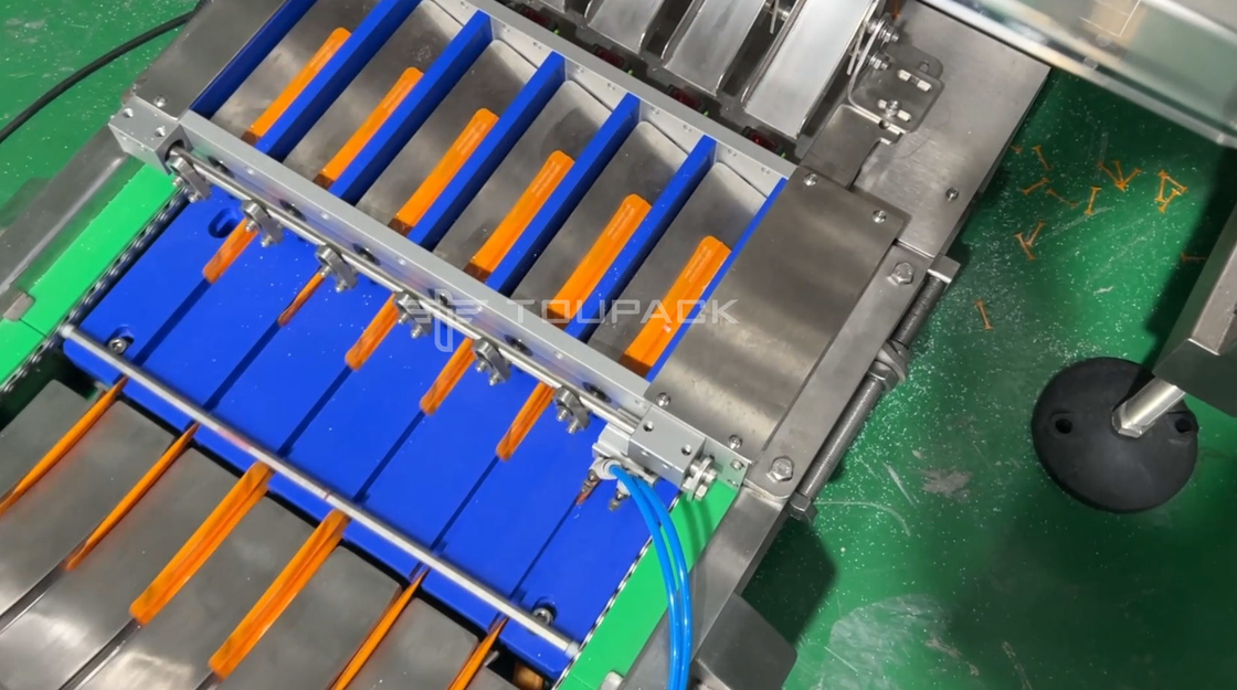 Sistema de pesaje de control y empaquetado multicilíndrico Máquina envasadora de sobres de múltiples carriles Máquina envasadora de sobres con pesaje de control