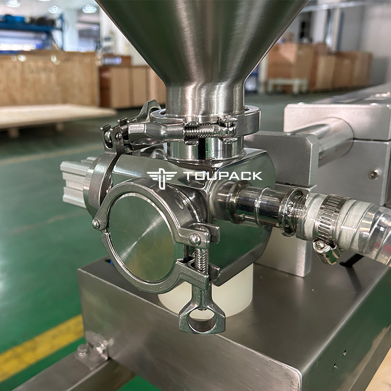 Máquina automática de envasado de envases para enjuague bucal de bolsas pequeñas Lubrificantes de maquillaje con agua de lavado de líquidos Sistemas de pesaje y envasado