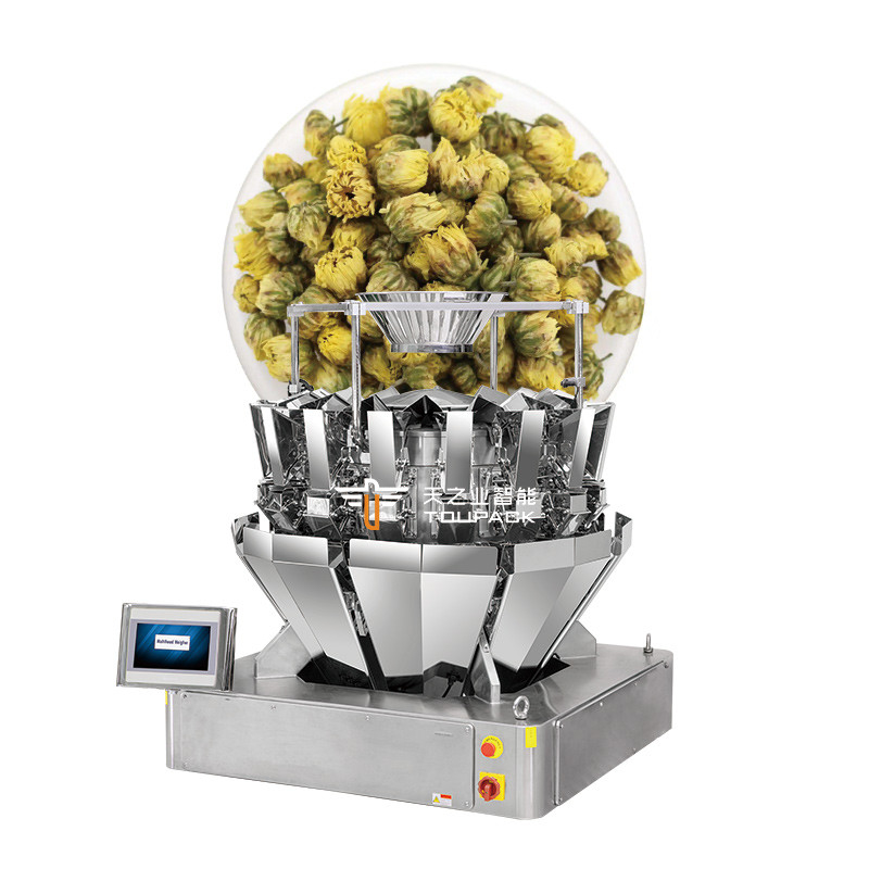 Máquina de embalaje de té verde con pesador de varias cabezas Máquina de embalaje de té con bolsillo de pie