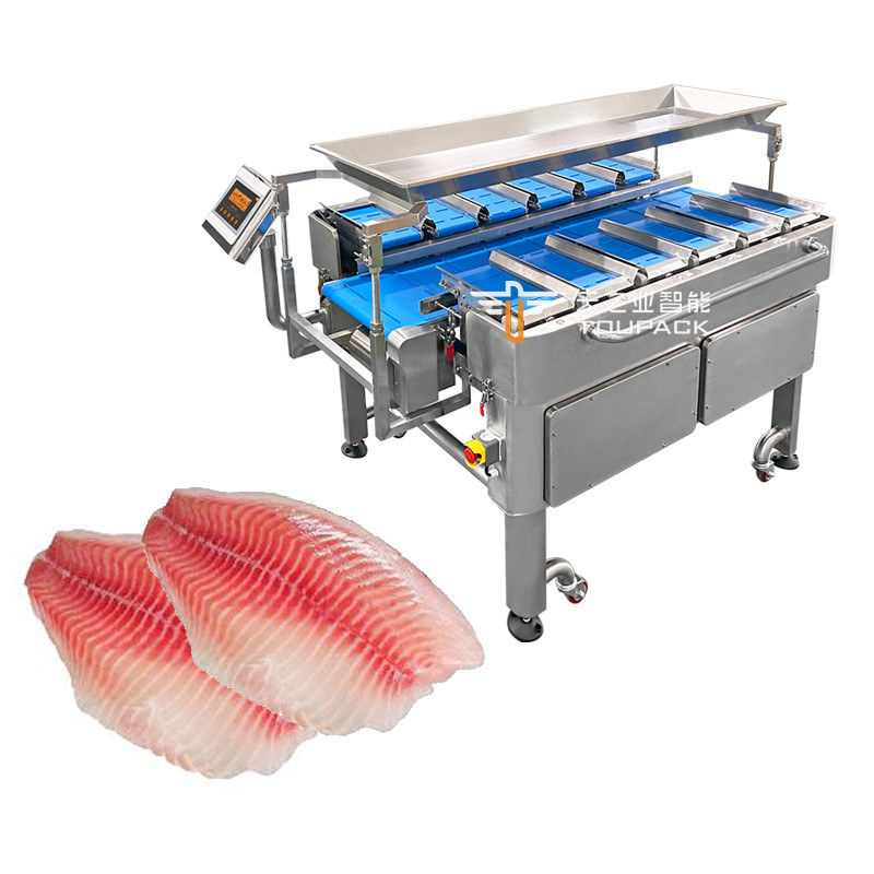 Combinación multifunción Pesador de peso fijo de cinturón transportador máquina de embalaje para alimentos nueva generación de cinturón transportador de escala