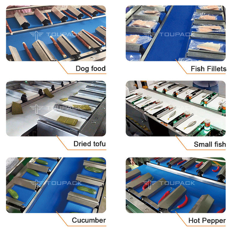 Balanza de frutas Balanza de combinación automática contrapeso cuantitativo pesador de comprobación de peso cinturón de balanza transportador