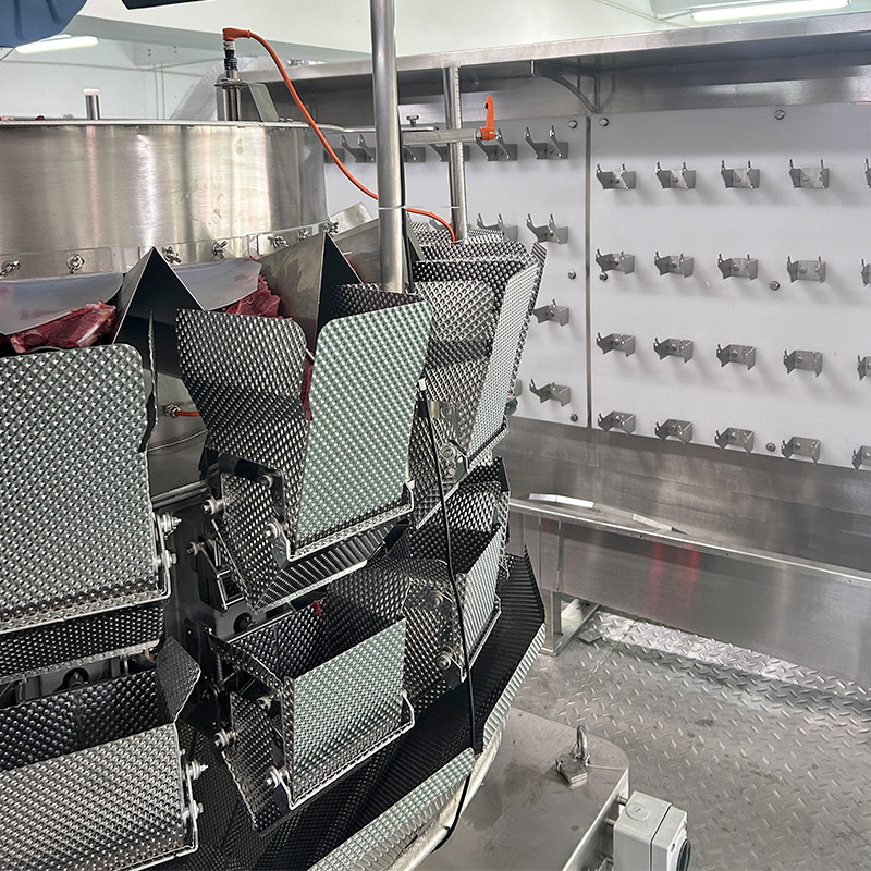Sistema automático de pesaje y embalaje de caja preciso y eficiente para los filetes de Ribeye