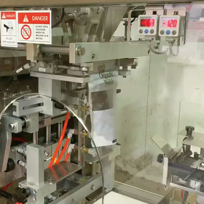 240g 480g 1kg Revestido con soporte para cacahuetes Bolsa de cremallera Embalaje de bolsas de muñecos Frutas secas Snack Multihead Pesador Máquina de embalaje de bolsas prefabricada