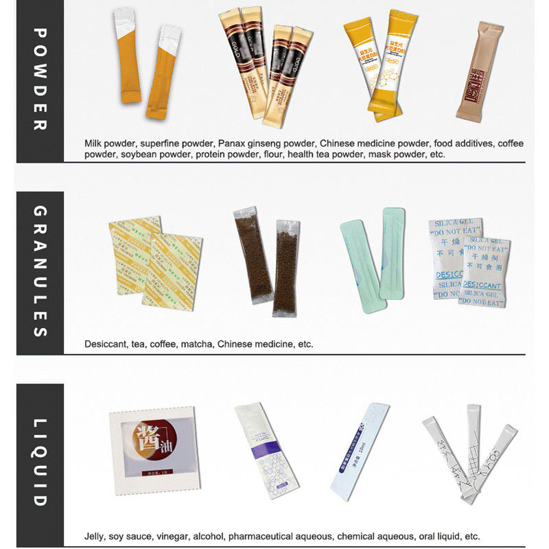 Máquina de embalaje de bolsas con bastón para pasta de tomate líquida viscosa