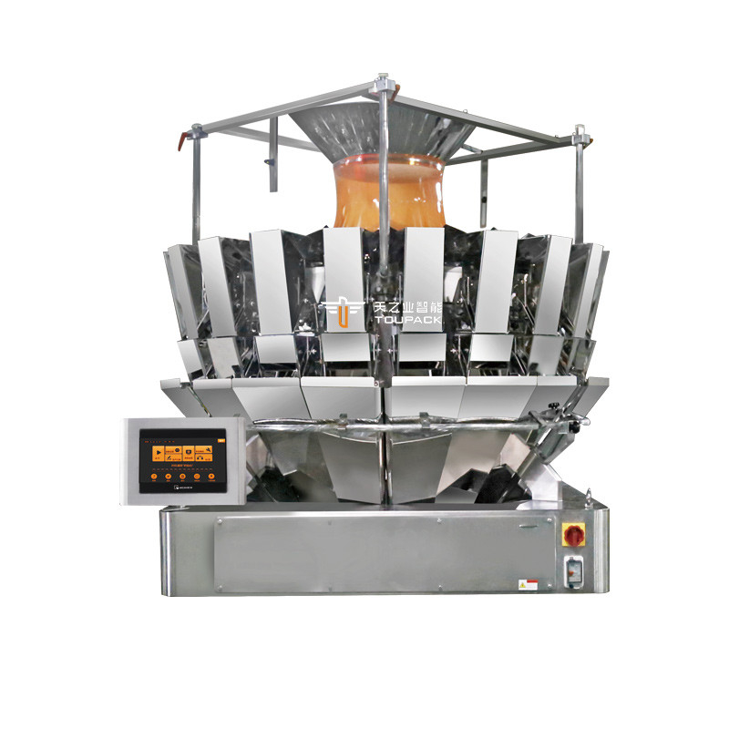 14 Hopper Multihead Pesador Máquina automática de embalaje de embalaje de nitrógeno Máquina de embalaje de chips de maíz