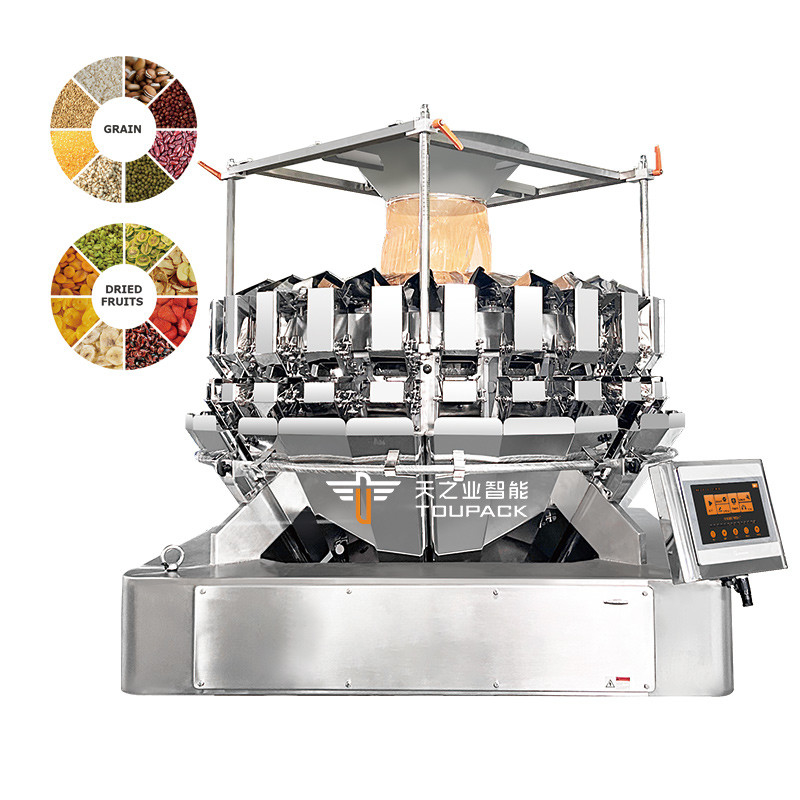 200g 500g Máquina de embalaje de gránulos Bocadillos Crispas pasas de arroz Cereales de arroz Caramelos Nueces Galletas cacahuetes Semillas Jujuba Máquina de embalaje
