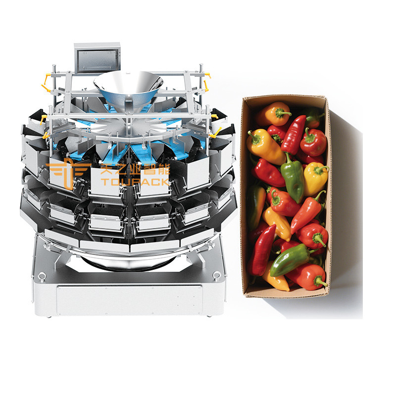 Máquina automática de llenado de frutas Cereza arándanos fresa naranja pimienta verde bandeja caja máquina de llenado de embalaje