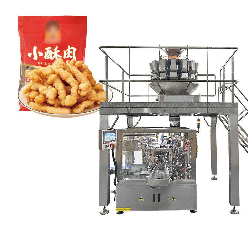 Tecnología de pesaje dinámico y pesaje de precisión combinación perfecta para la máquina de embalaje de alimentos congelados