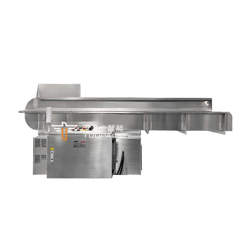 Alimentador vibratorio personalizado y duradero de acero inoxidable 304 con tolva de alimentación grande para transporte de gránulos