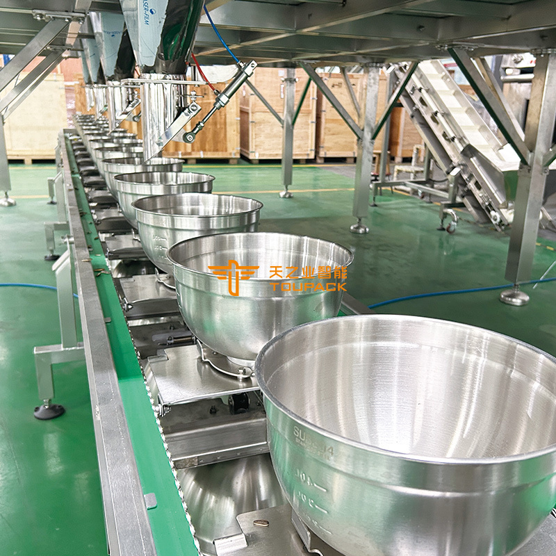 Alimentador vibratorio personalizado y duradero de acero inoxidable 304 con tolva de alimentación grande para transporte de gránulos