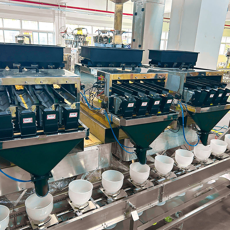 Máquina automática de envasado de alimentos para loros en bolsas de 10g-1000G, azúcar, nueces, especias, té en hojas, máquina envasadora de sobres, pesadora multicabezal