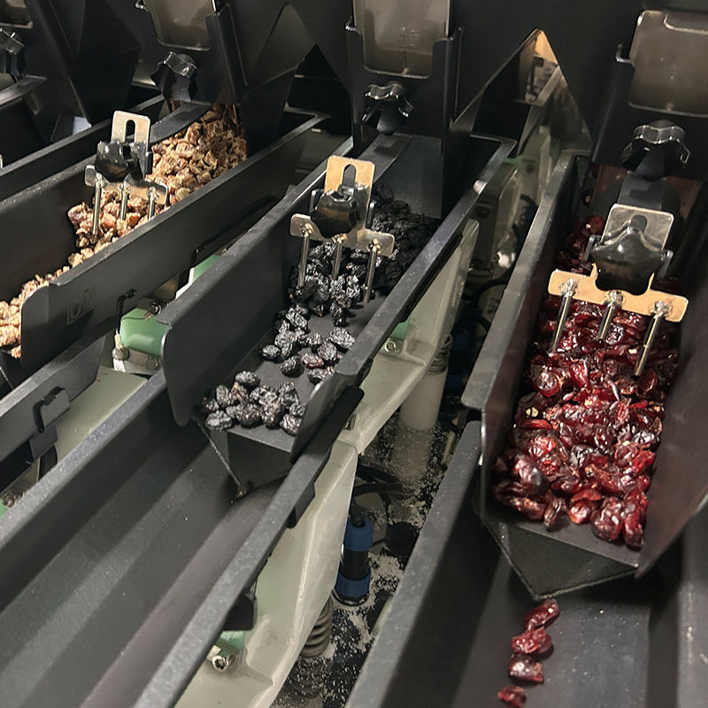 Máquina automática de envasado de alimentos para loros en bolsas de 10g-1000G, azúcar, nueces, especias, té en hojas, máquina envasadora de sobres, pesadora multicabezal