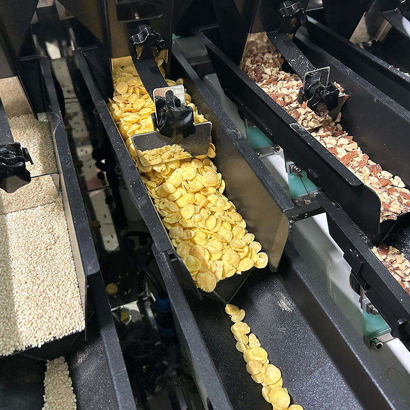 Máquina automática de envasado de alimentos para loros en bolsas de 10g-1000G, azúcar, nueces, especias, té en hojas, máquina envasadora de sobres, pesadora multicabezal