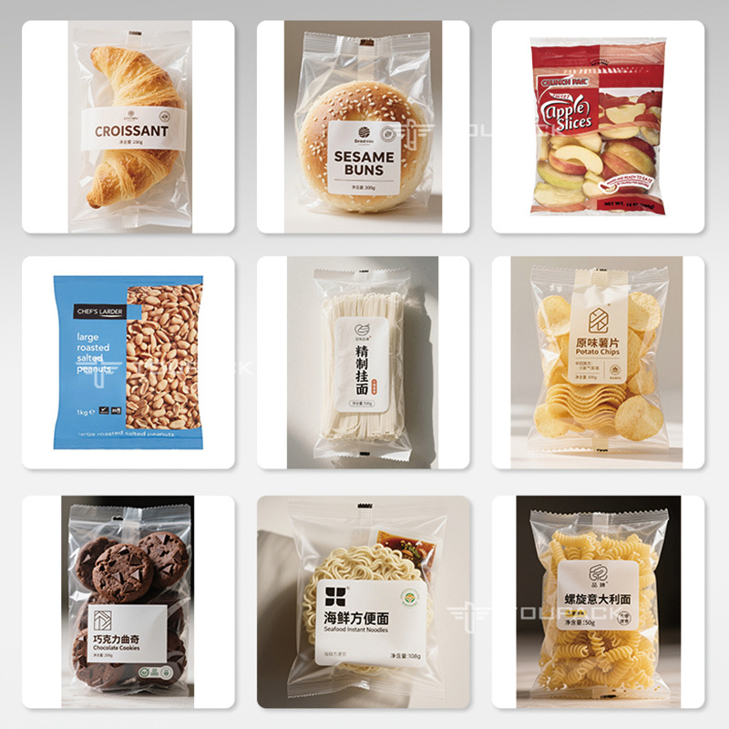 Máquina empacadora horizontal de almohada de flujo para envolver pan plano con jabón y motor servo automático