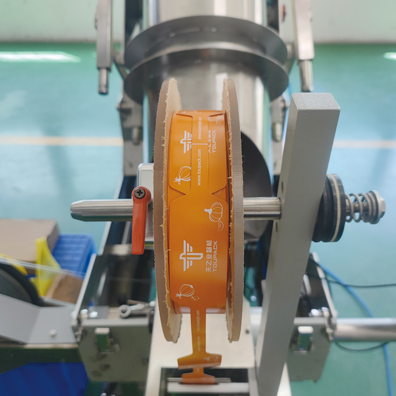 Máquina de embalaje de bolsas de malla continua Automática de embalaje rápido Maíz Marisco Bacon cebolla Máquina de sellado de bolsas de malla