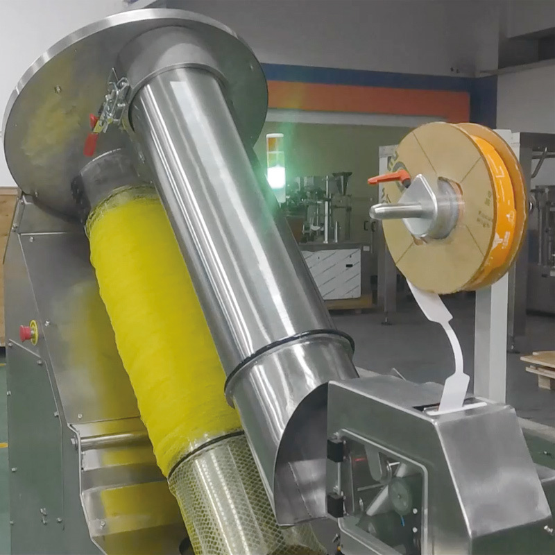 Máquina automática vertical de alta velocidad para bolsas de malla para vegetales y zanahorias, empacadora de bolsas de malla para peras, máquina automática de embalaje de redes