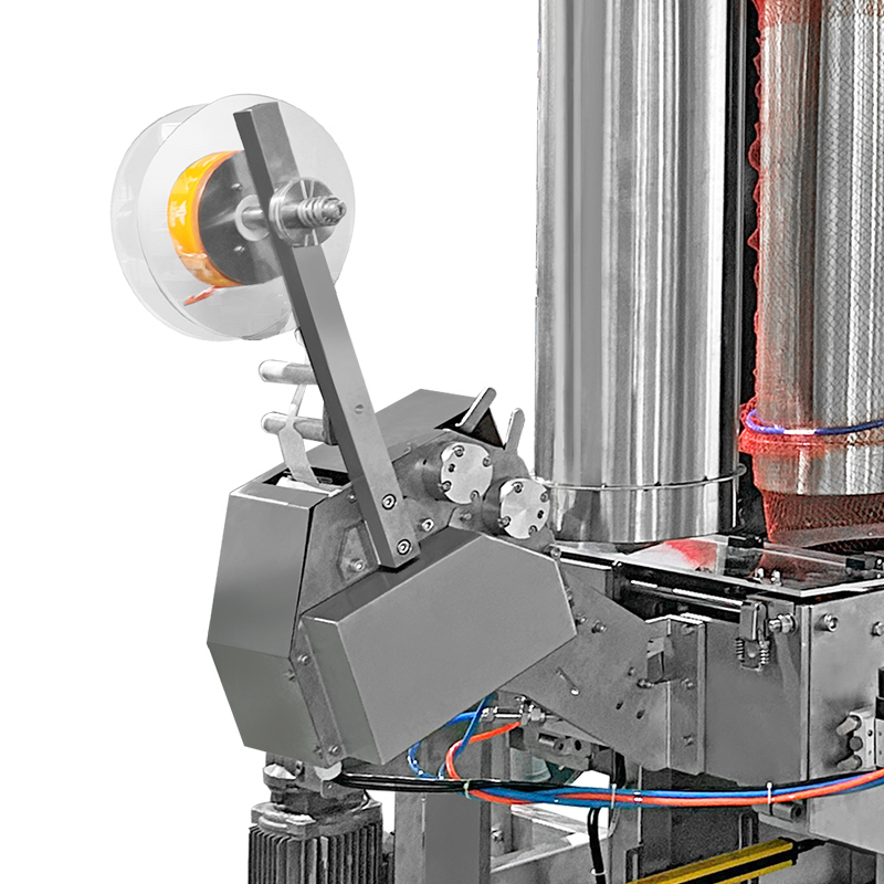 Máquina de embalaje y pesaje de bolsas con malla de red totalmente automática para verduras papas naranjas y frutas