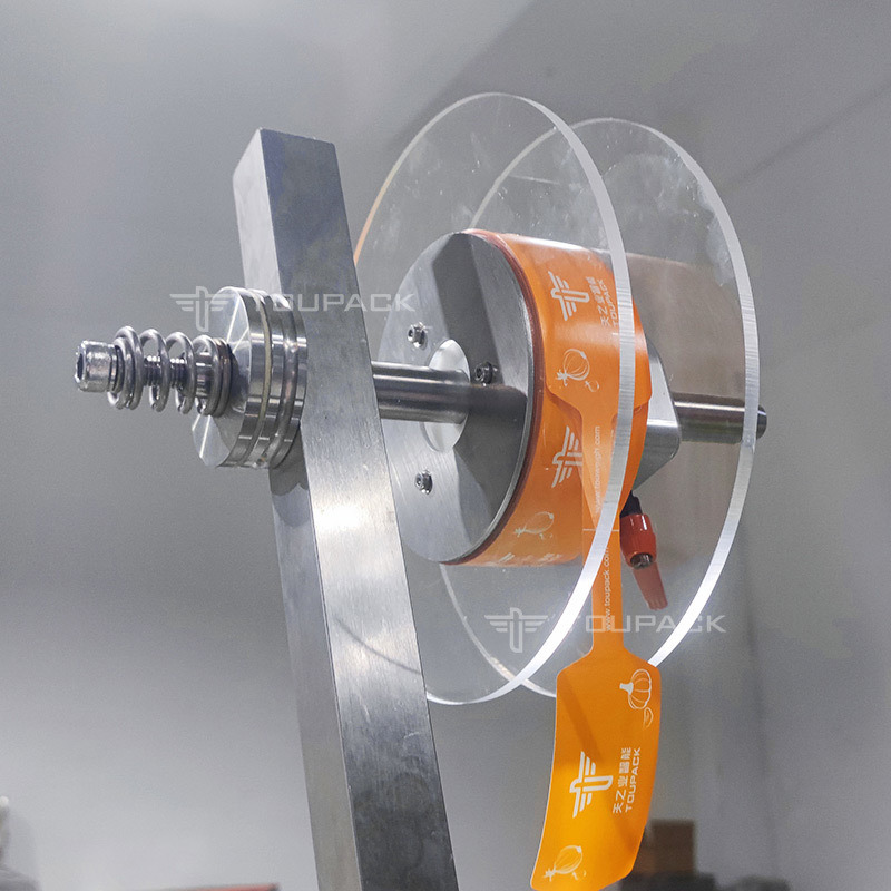 Máquina Ensacadora Semiautomática para Maní, Naranja, Frutas y Verduras, Papa, Ajo, Cebolla, en Bolsa de Malla