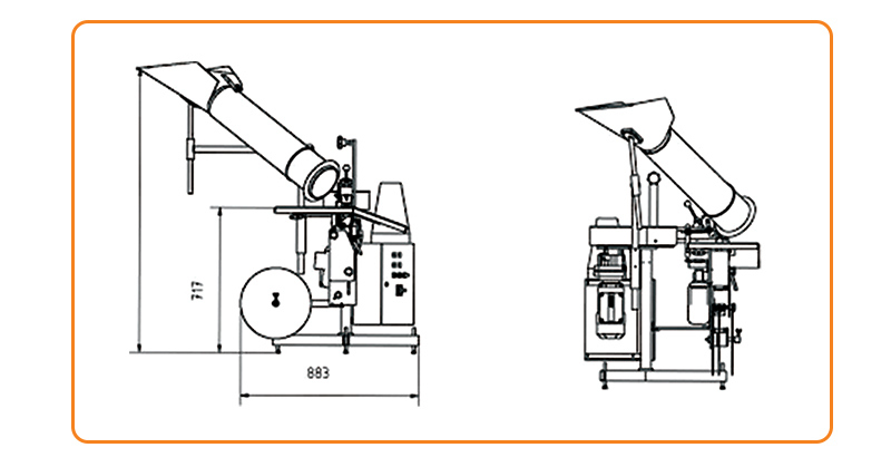 TOUPACK PP cebolla ajo y patata embalaje de la bolsa de la red de fabricación de la máquina máquina de embalaje de la red