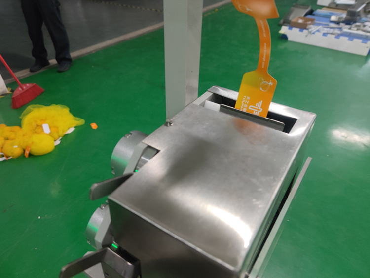 Máquina automática de envasado en bolsa de red con rango de pesaje de 3g-5000g para envasar verduras, frutas, jengibre, patatas y cítricos