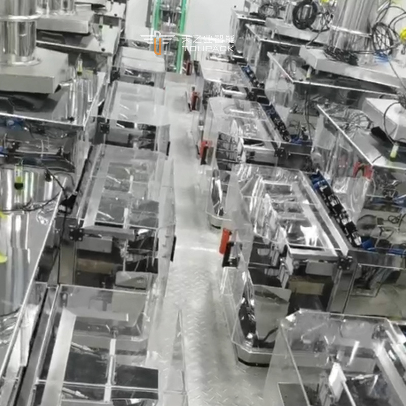 Máquina automática de pesaje, envasado y sellado de bolsas de alimento para animales VFFS de 1 kg, 2 kg y 5 kg, máquina empacadora de alimento para aves