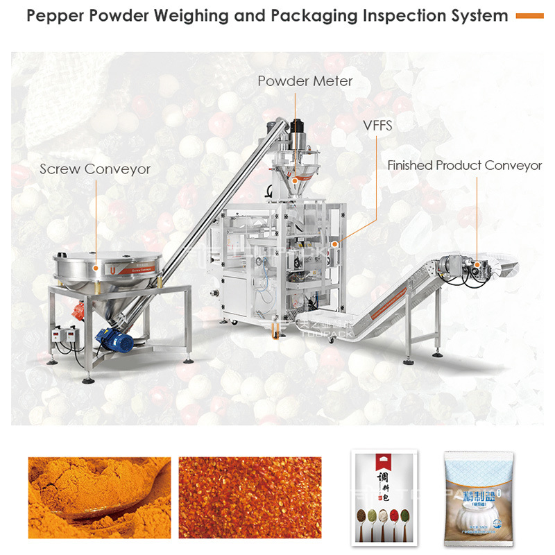 5g 50g 100g Chili Turmeric Curry Masala Spices Satchet Powder Filling and Sealing Multi-Function Packing Machine
