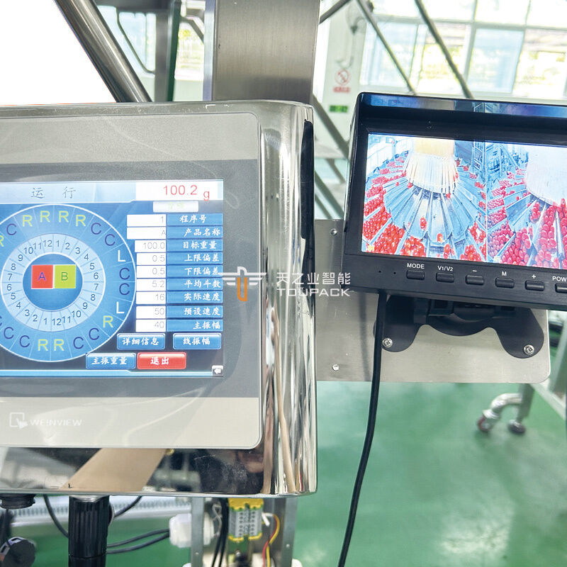Línea de envasado de frutas tipo almeja Máquina automática de pesaje y llenado de frutas Sistema de envasado de frutas en cajas de PET
