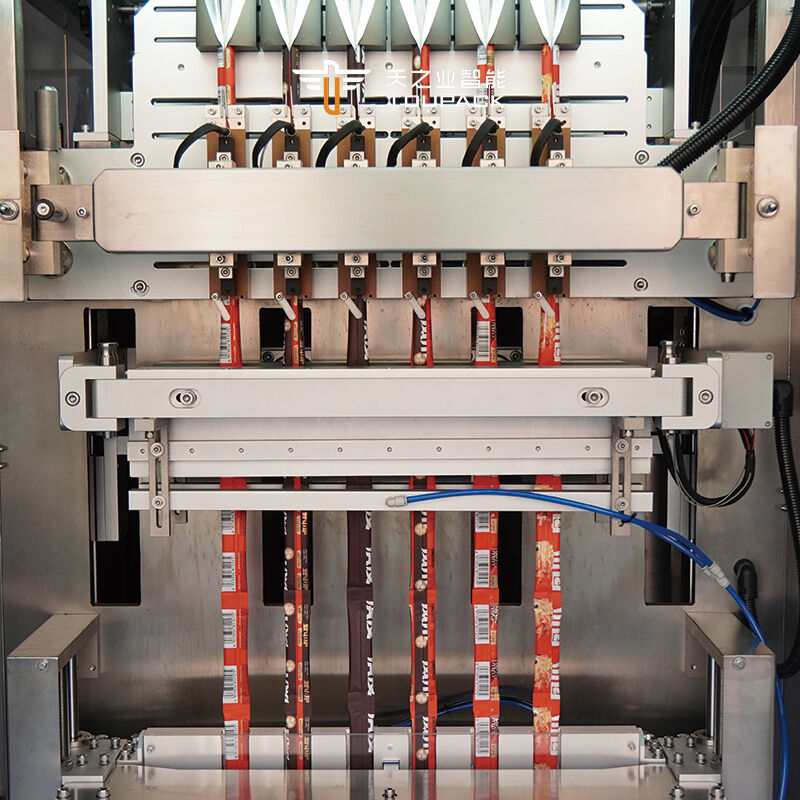 Máquina automática de embalaje de bolsas de 50 ml y 100 ml de jugo de frutas y helados