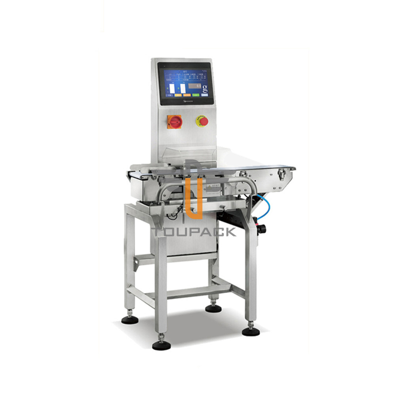 SUS 200WPM Online Check Weigher Bag Productos de embalaje para alimentos