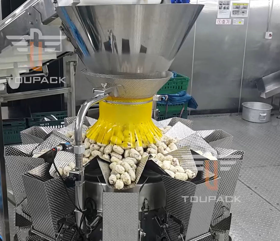 Empaquetadora del pesador de 65 WPM Multihead 10