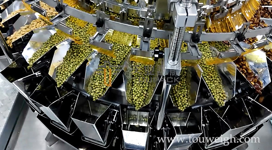 32 cabezas cuantitativas que mezclan la combinación mezclada del pesador de Multihead de los productos que empaqueta para las nueces