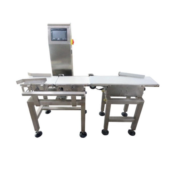 SUS 200WPM Online Check Weigher Bag Productos de embalaje para alimentos