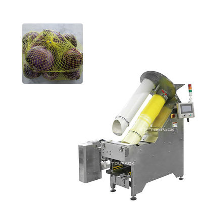 La industria automatizó el sistema de empaquetado Mesh Bag Netting Packaging Machine para la naranja