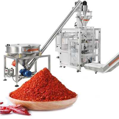 Harina de maíz de relleno de la leche de la empaquetadora de la comida automática de 10g 100g 250g Chili Cocoa Powder