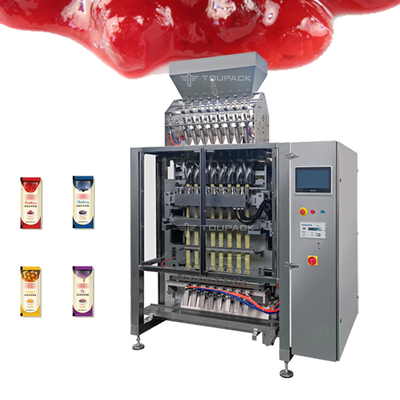 Empaquetadora de acero inoxidable de Jelly Candy Stick Multi Lane del atasco de la empaquetadora de la bolsita