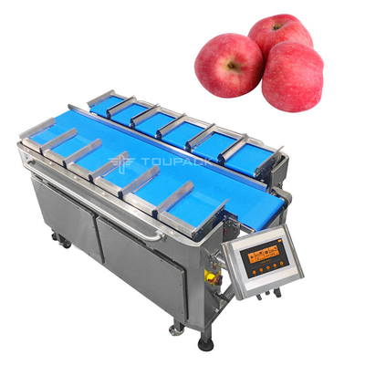 Pera Apple que pesa la balanza cargada de la mano principal de la escala 12 de la combinación de la fruta