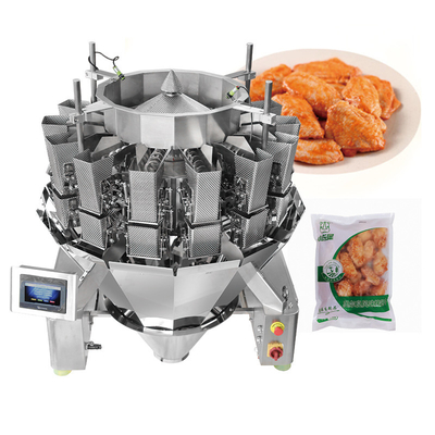 Material pegajoso Pesador de cabeza múltiple Máquina de embalaje de alimentos prefabricada Pesador de cabeza múltiple de remolacha triturada