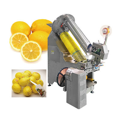 Máquina de embalaje de bolsas de red naranja Trigo Patata Bolsa de red Clipper Packer Bolsa de malla de sellado máquina de recorte