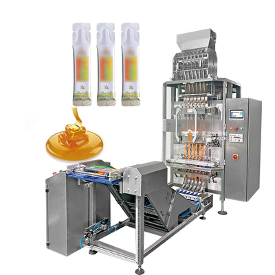 Máquina de embalaje de bolsas con bastón para pasta de tomate líquida viscosa