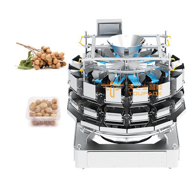 Máquina automática de llenado de frutas Cereza arándanos fresa naranja pimienta verde bandeja caja máquina de llenado de embalaje