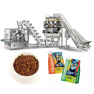 Máquina de embalaje para frutos secos de calidad alimentaria con certificación CE Prefabricada con cremallera, bolsillo de embalaje de granulados de alimentos