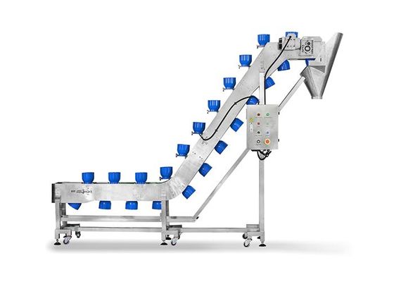 El tipo cuenco de Z del transportador inclinó el transportador del elevador de cubo