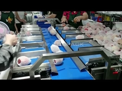 TOUPACK Apple Weighing Pesadora combinada de 12 cabezales con línea de estuchado y máquina empacadora de almohadas