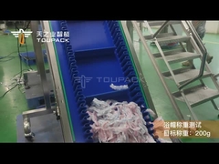 200 g de una sola vez con gorra de ducha pesadora de varias cabezas envoltura de plástico para alimentos Pesadora automática